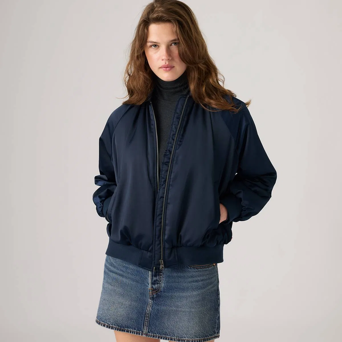 Модная куртка-бомбер Ruth Levi's, Navy Blazer - Blue