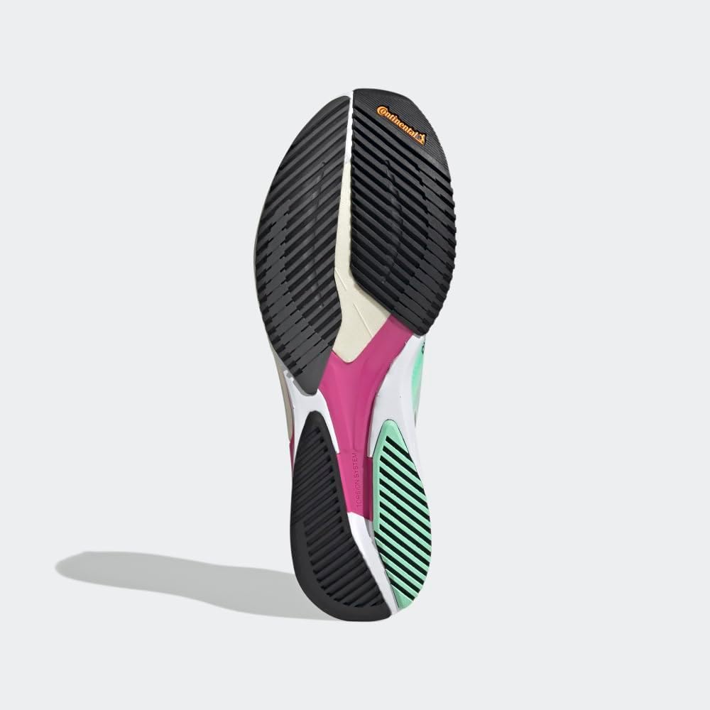 Мужские кроссовки Adidas Adizero Adios 7, белый/черный/мятный — фото 4