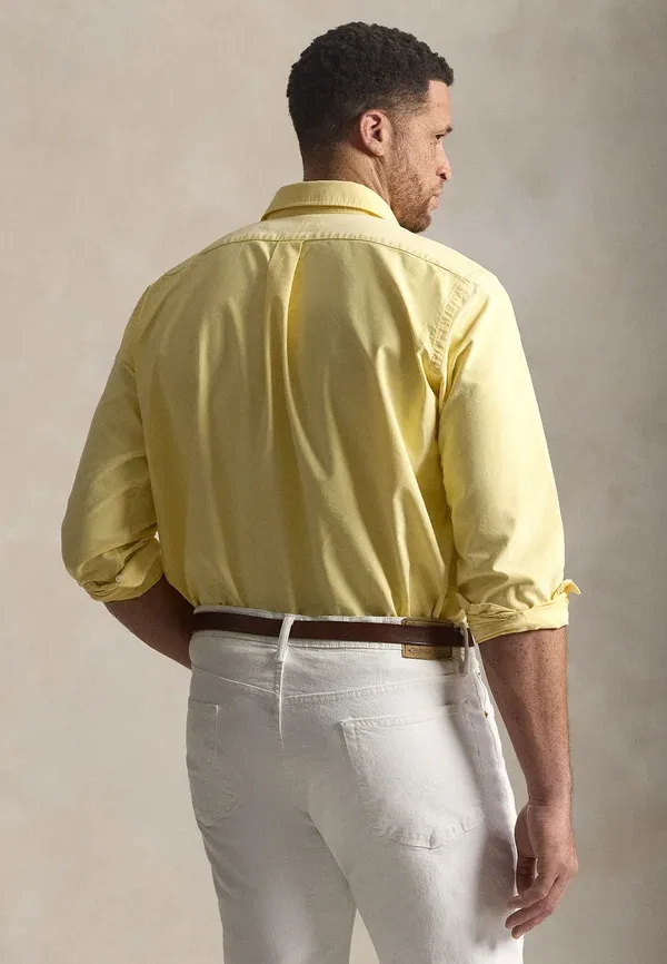 Рубашка оксфорд Polo Ralph Lauren Big & Tall, желтый оксфорд — фото 3