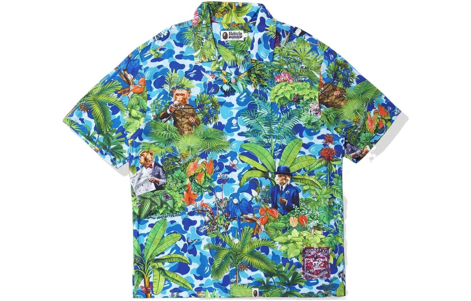 

Рубашка мужская A Bathing Ape, синий