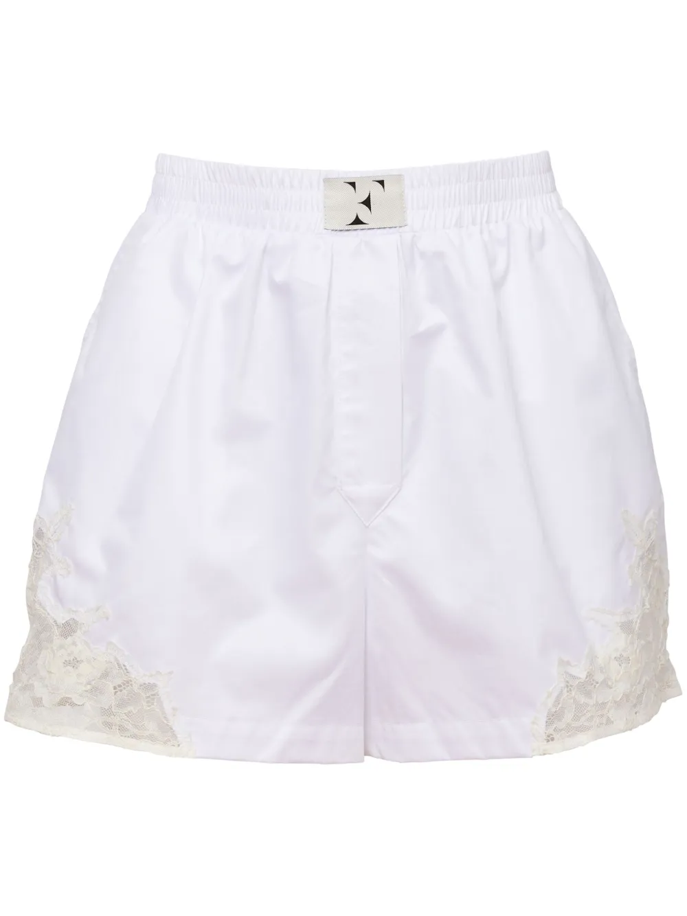 

Поплиновые шорты Fleur Du Mal, белый