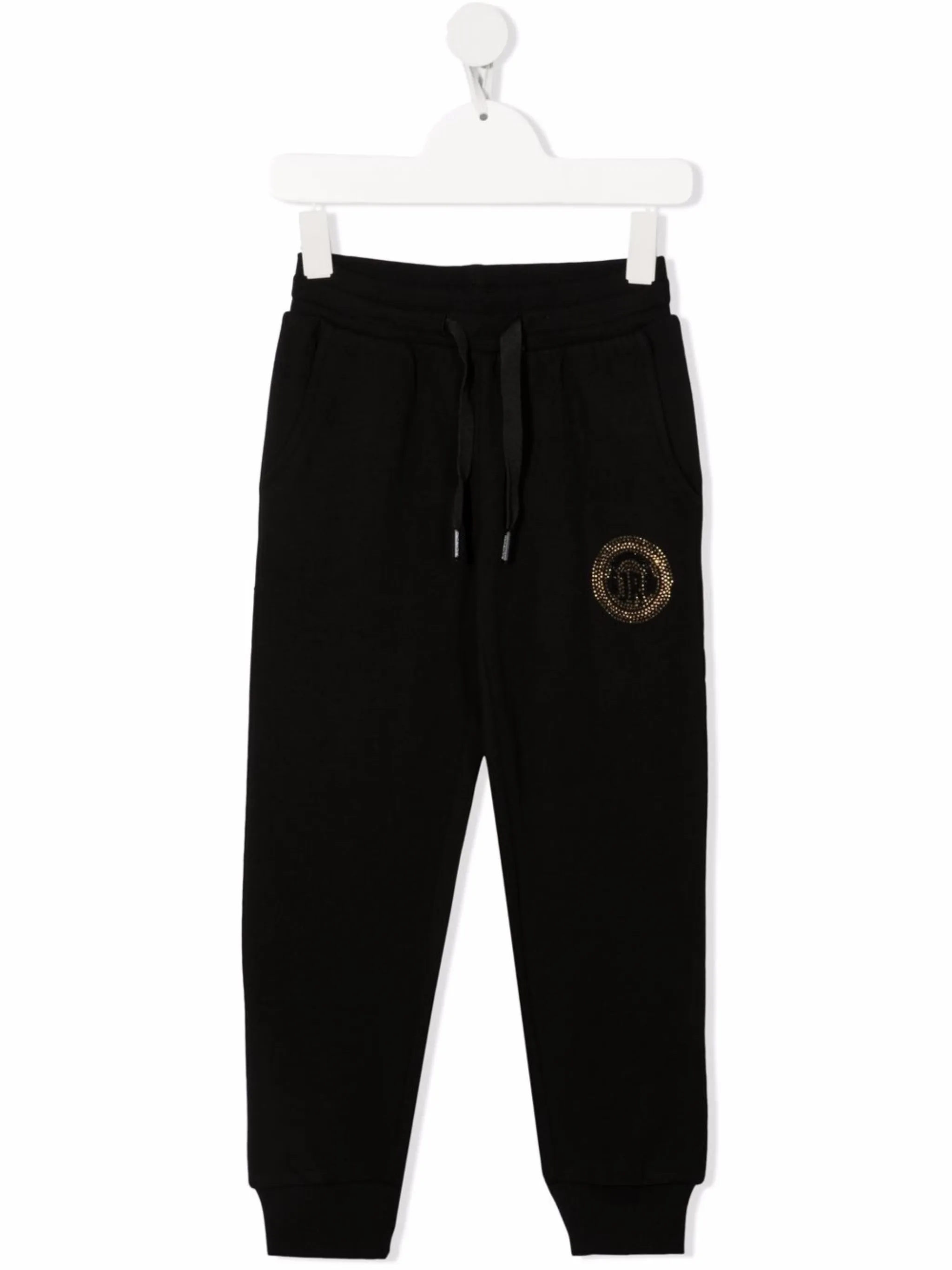 

Спортивные брюки с логотипом John Richmond Junior, черный