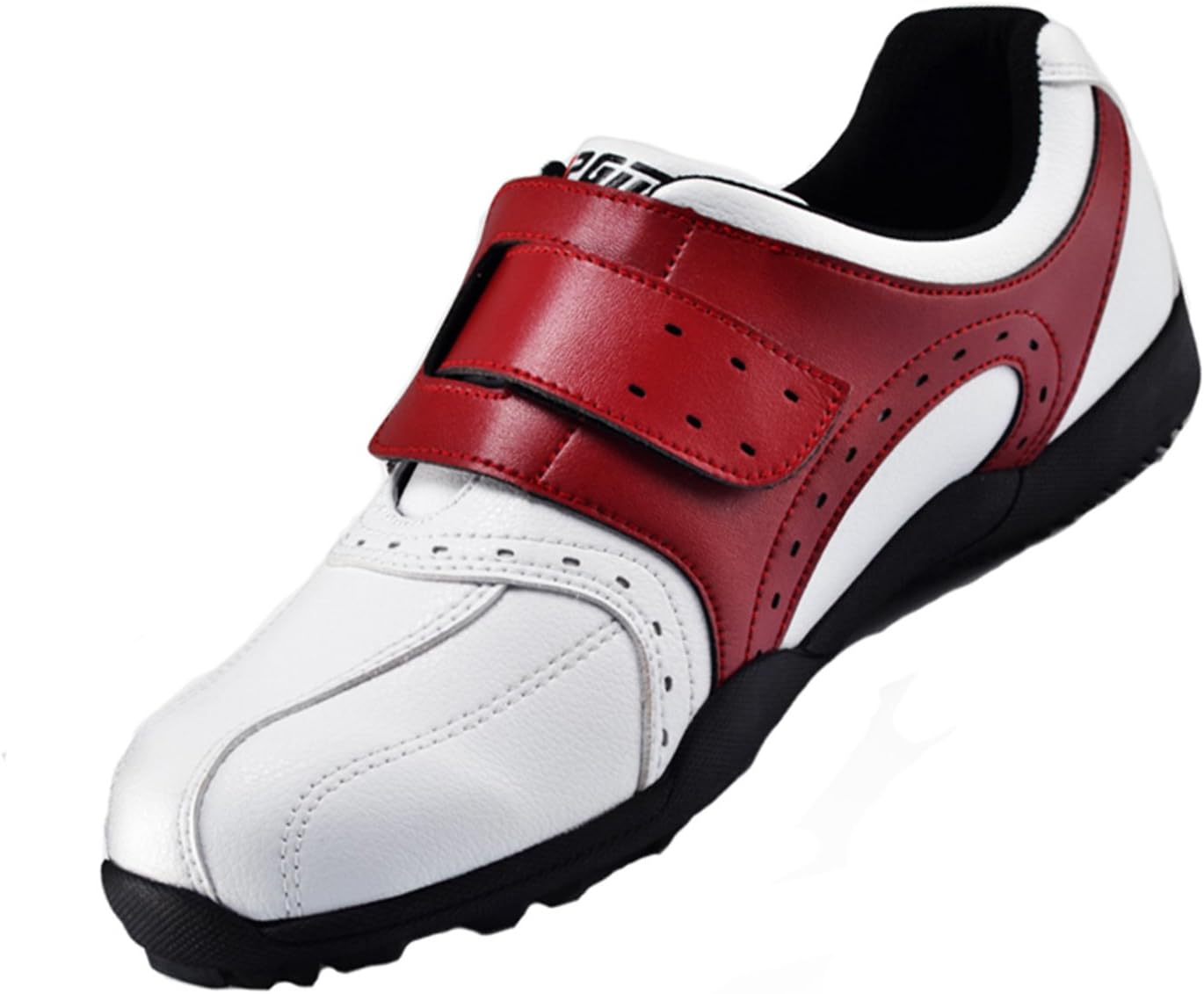 

Кроссовки для гольфа PGM для мужчин, водонепроницаемые, дышащие, противоскользящие, для гольфа и бега, красный