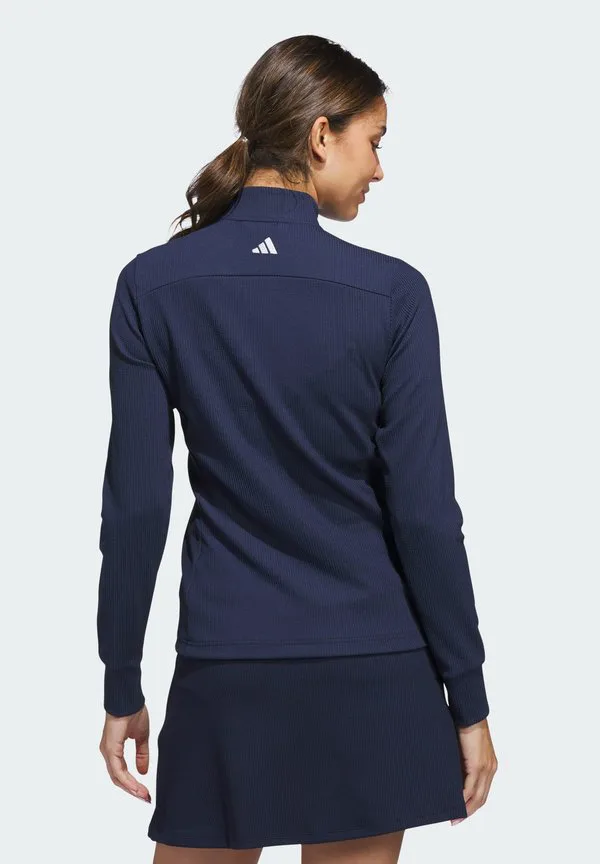 Игровая тренировочная куртка с полной застежкой-молнией Adidas Golf, Collegiate Navy — фото 2