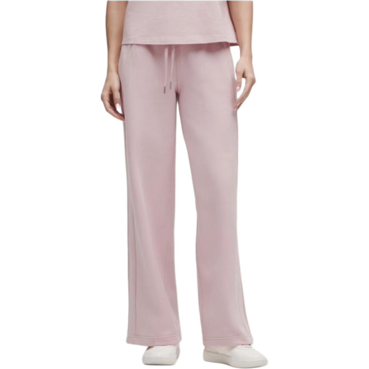 

Женские спортивные штаны Scuba Series вязаные pomegranate Lululemon, розовый