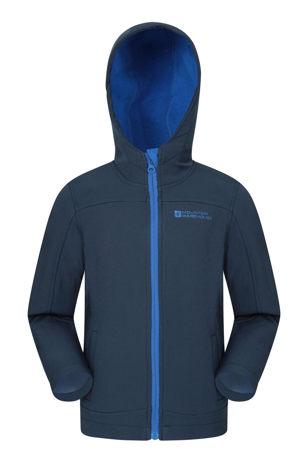 

Детский непромокаемый софтшелл Exodus Mountain Warehouse, синий