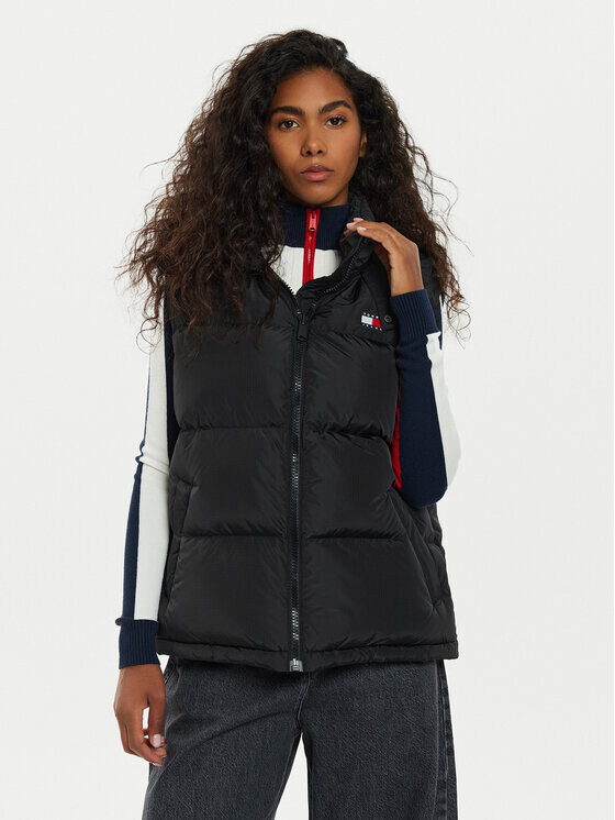 

Жилет стандартного кроя Tommy Jeans, черный