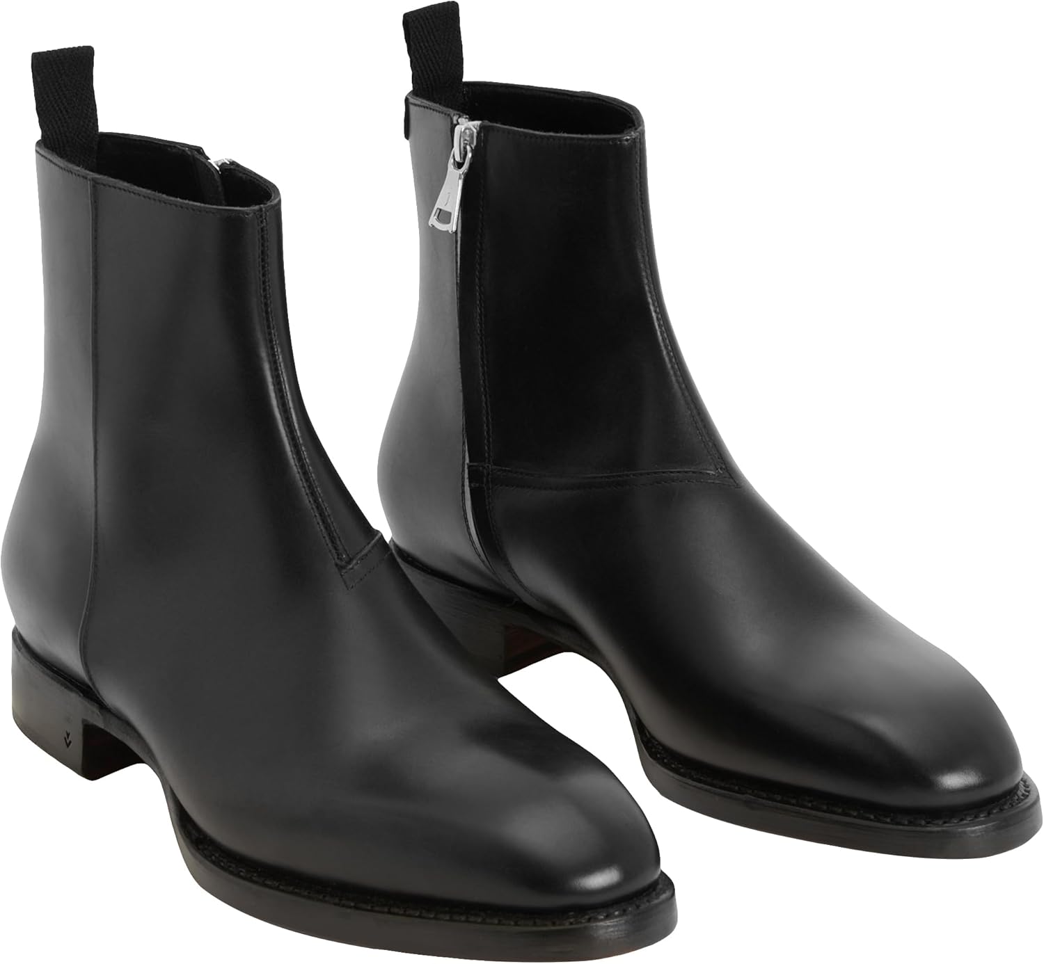 Мужские ботинки John Varvatos Regent с молнией, средней высоты, черный — фото 2