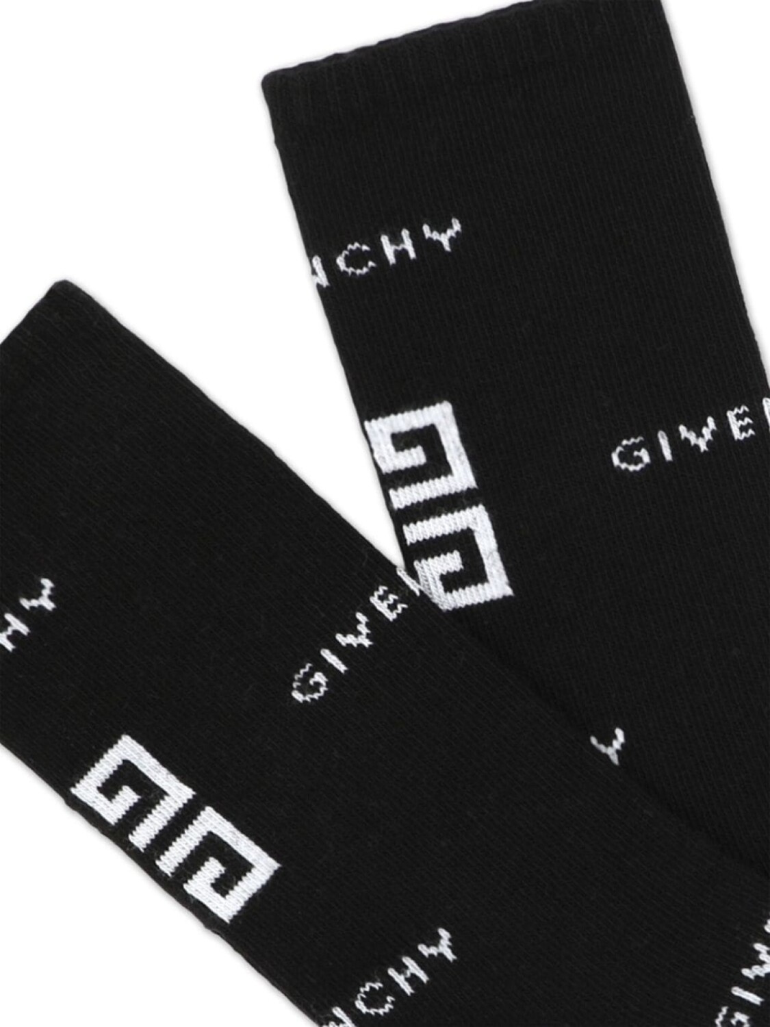 

Носки с жаккардовым принтом от Givenchy Kids, черный
