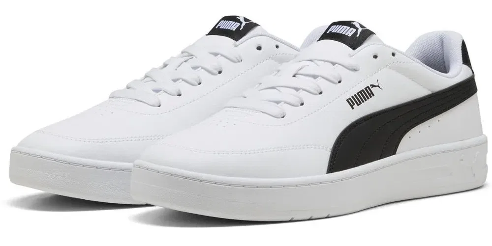 Кроссовки низкие Court Classic Clean, Puma, белый