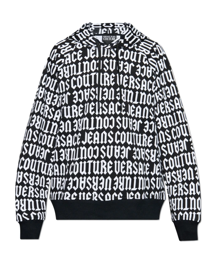 

Толстовка с логотипом Versace Jeans Couture, черный