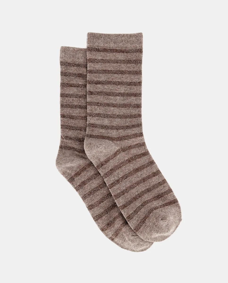 

Женские полосатые носки Énfasis, коричневый