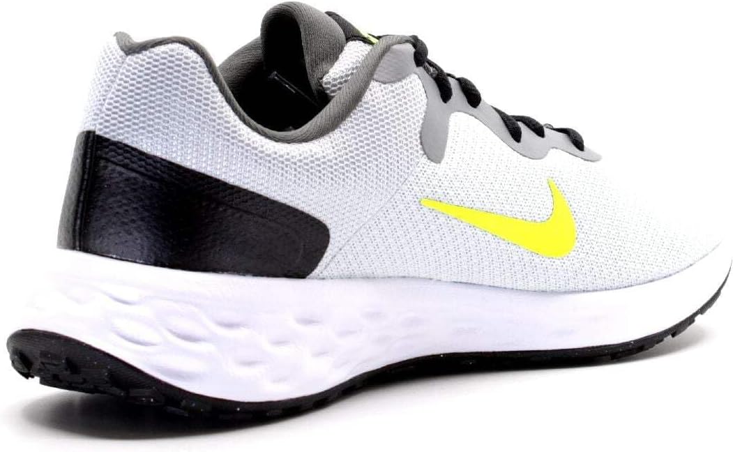Кроссовки Nike Men's Revolution 6, Pure Platinum Volt White Black — фото 4