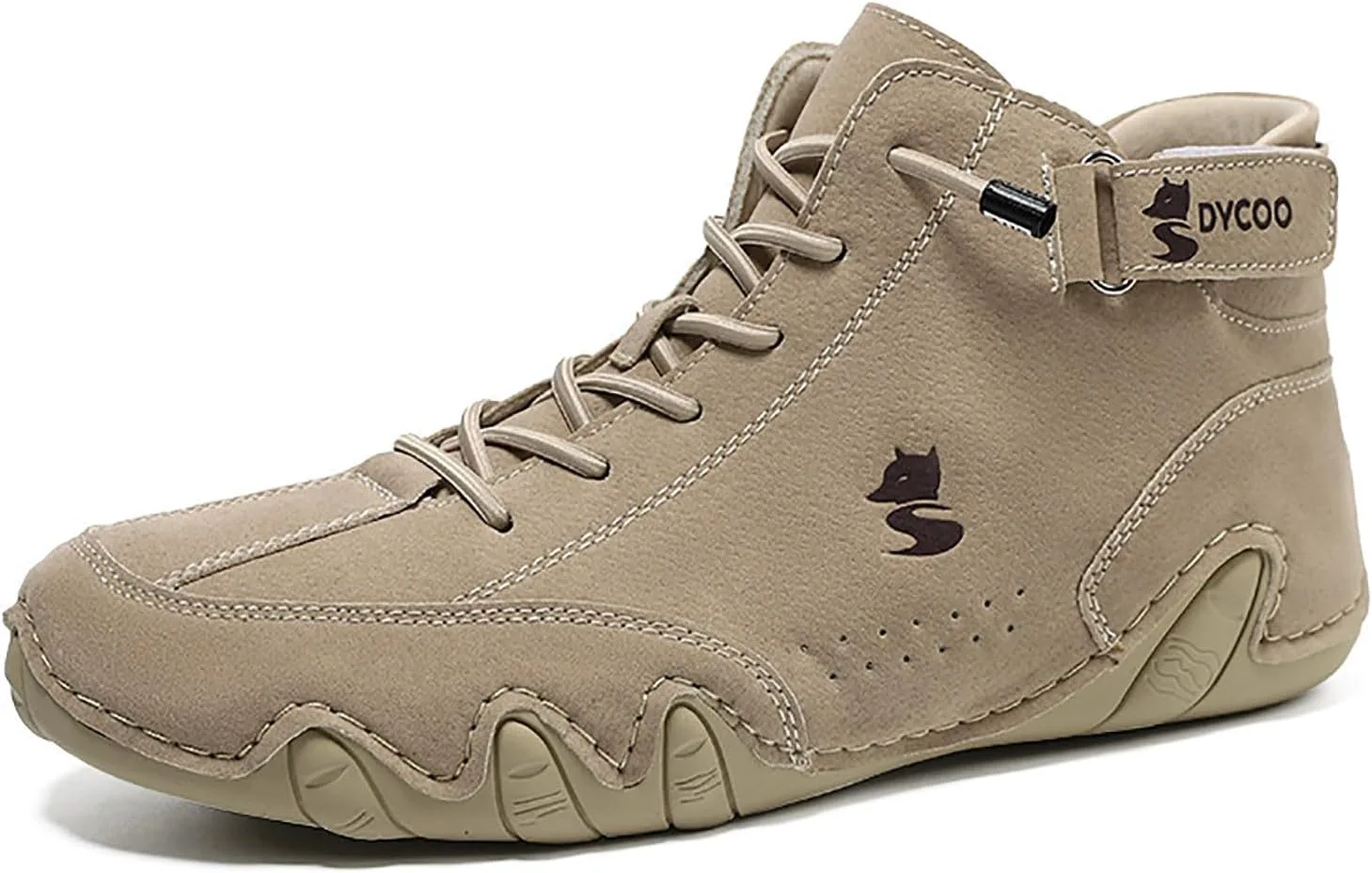 Мужская повседневная обувь Повседневная одежда Стильная закрытая обувь Универсальная обувь В любое время года Комфортная плоская обувь Generic, хаки — фото 3
