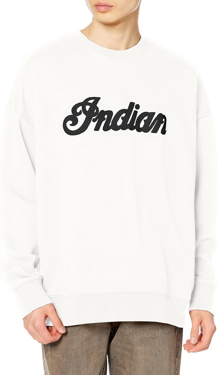 

Большая толстовка с индийской вышивкой и поролоном Indian, светло-бежевый