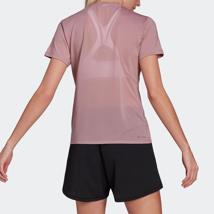 Футболка женская лиловая Adidas — фото 3
