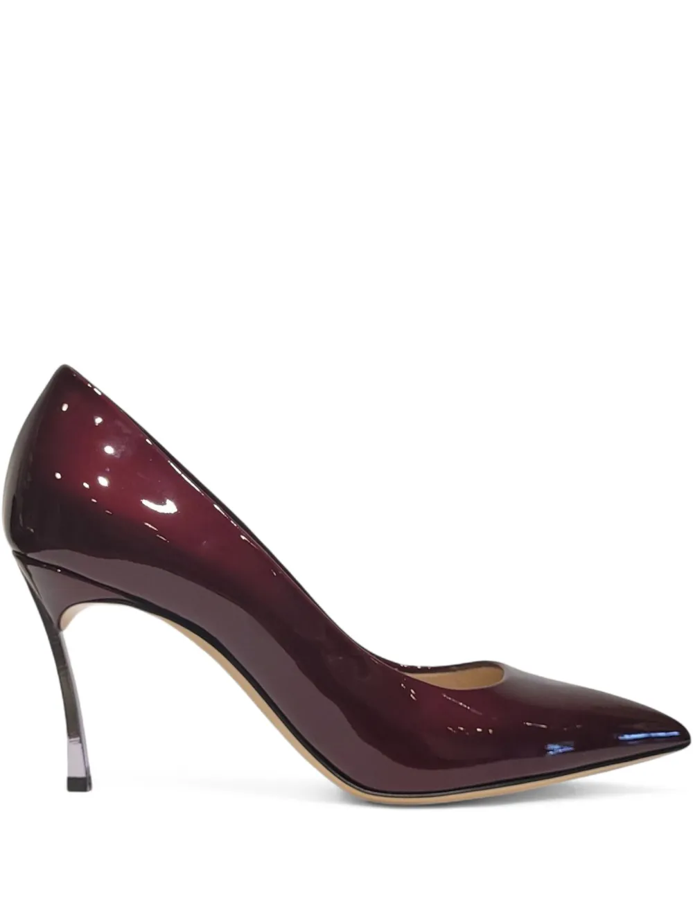 Туфли с заостренным носком Casadei, красный