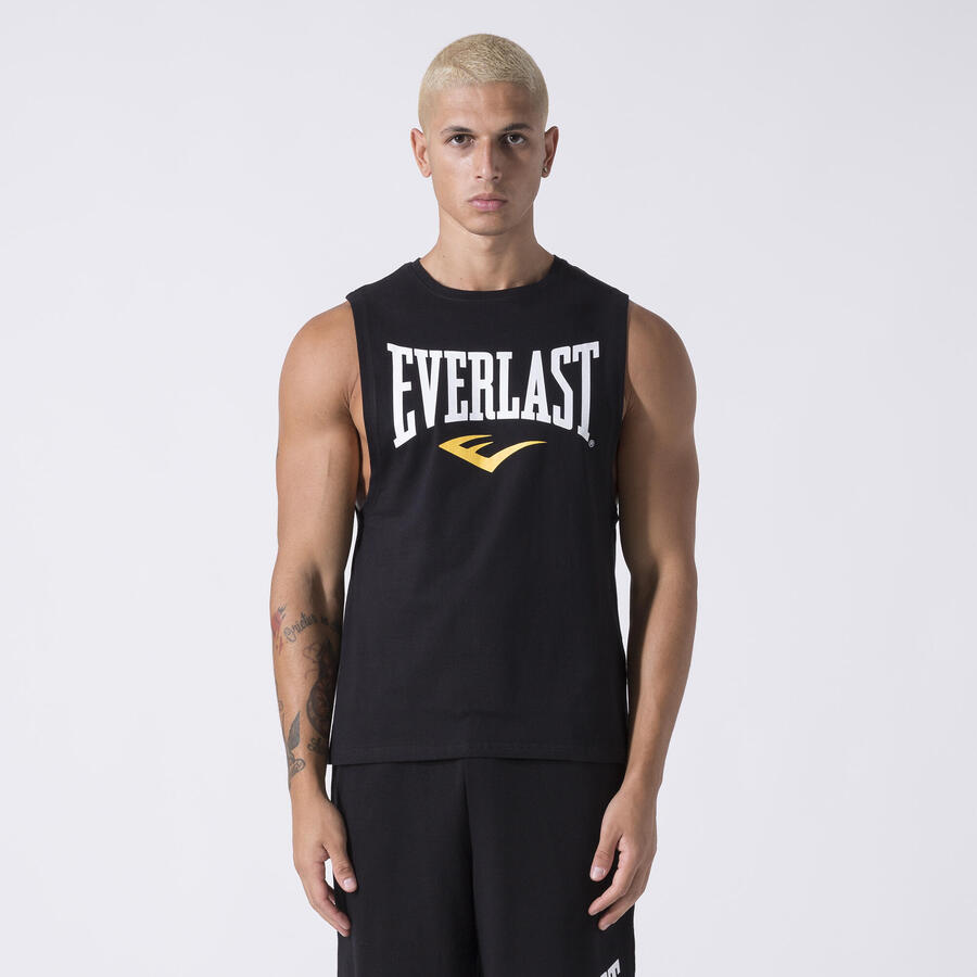 

EVERLAST Майка ICONIC из черного хлопка и джерси