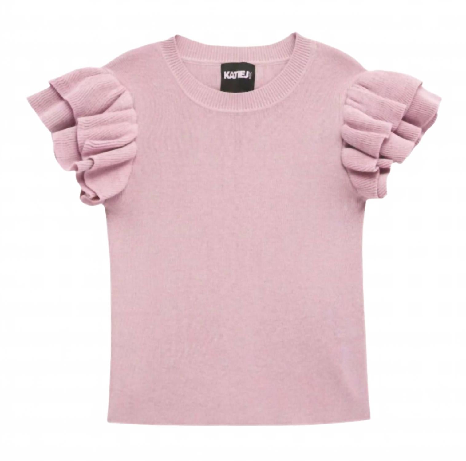 

Топ Isla для девочек в нежно-розовом цвете Katiejnyc, розовый