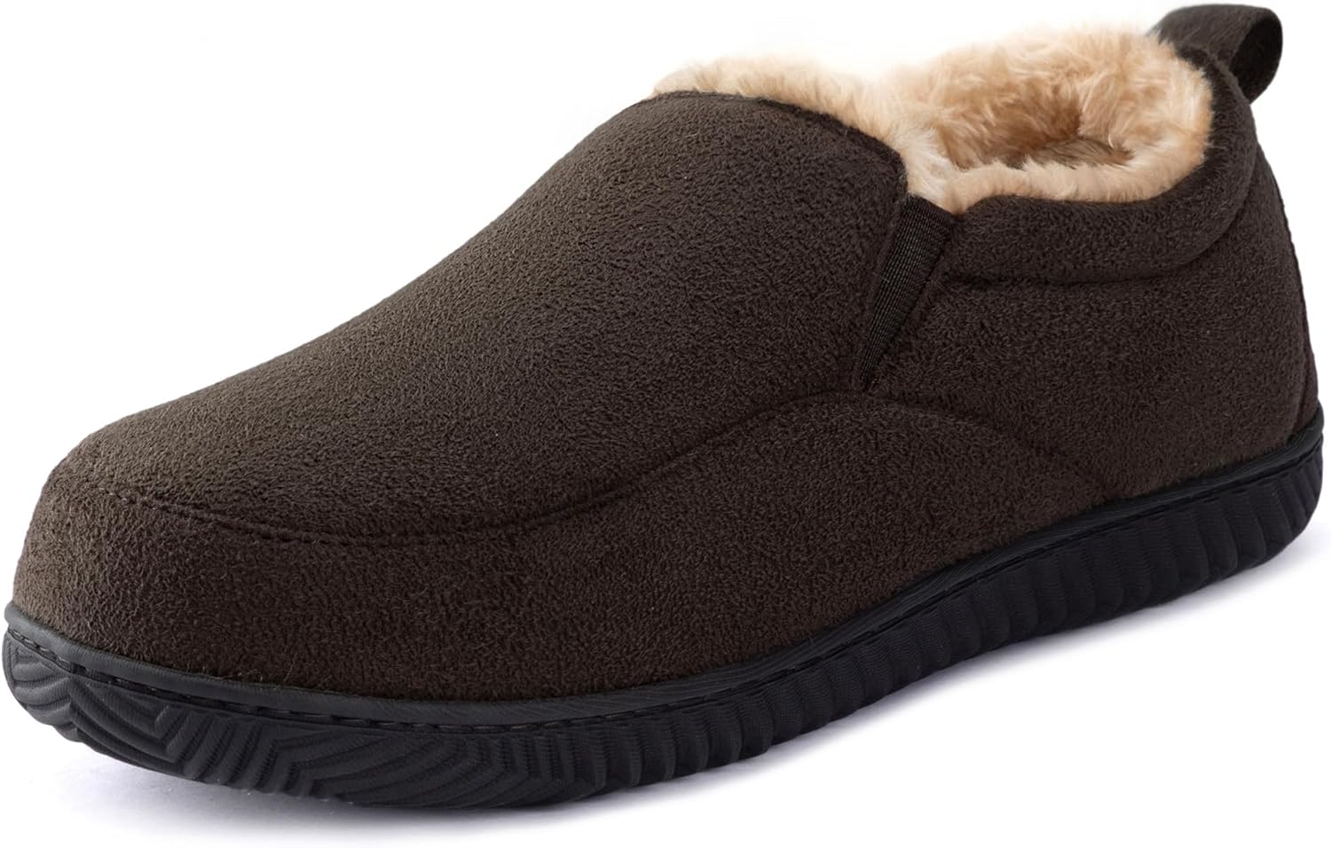 

Мужские тапочки RockDove с закрытой пяткой, пеной с эффектом памяти, плюшевой подкладкой, искусственной замшей и нескользящей подошвой, Mocha