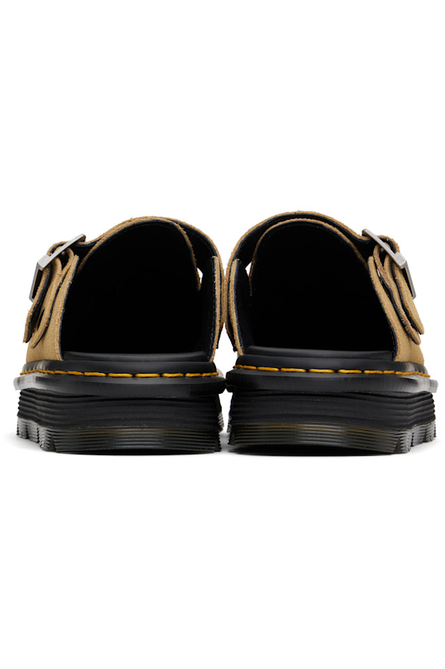 Zebzag замшевые слипоны на платформе Dr. Martens, цвет savannah tan — фото 2