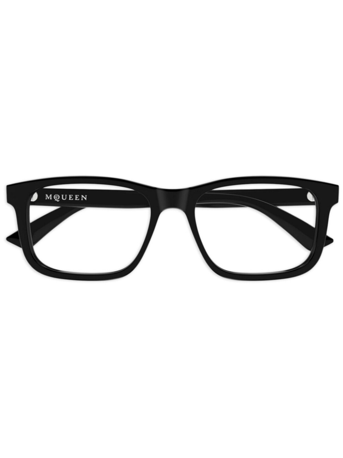 

Очки в прямоугольной оправе Alexander McQueen Eyewear, черный