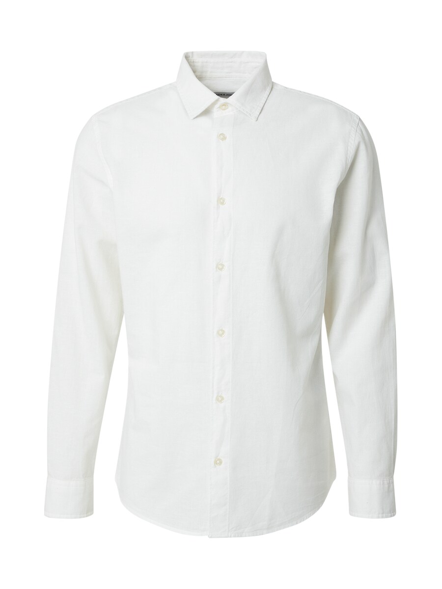 

Приталенная рубашка на пуговицах JACK & JONES JJEBreeze, белый