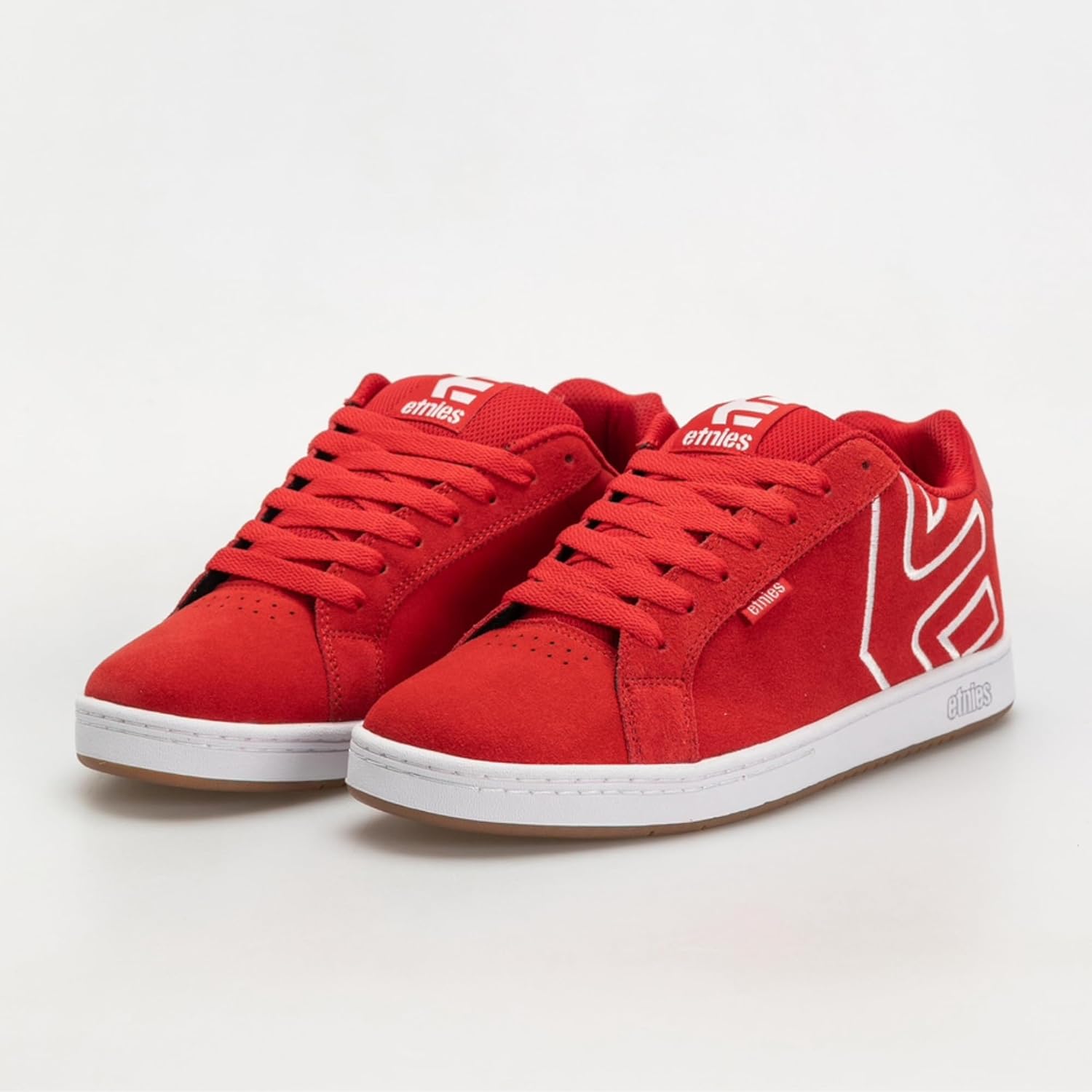 Кеды для скейтборда Etnies Callicut - классический дизайн, прочная конструкция, комфортная амортизация, универсальный стритвир для катания на скейте, BMX и повседневной носки, белый/красный — фото 4