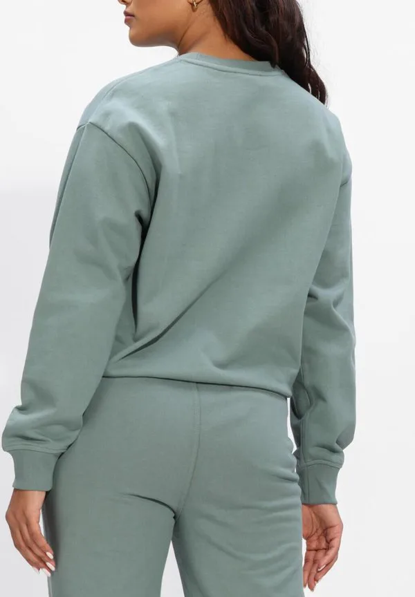 Французская толстовка с логотипом из архива Calvin Klein, Pno Autumn Green — фото 2