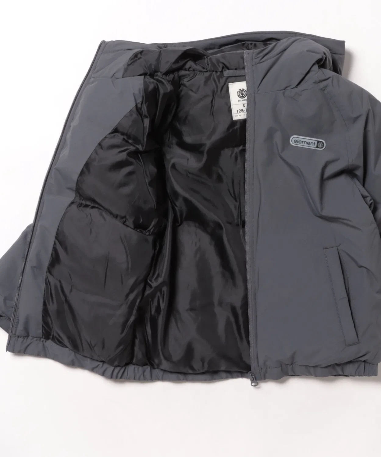 Куртка детская Element PUFF TACK JACKET YOUTH, нейлон, чёрный — фото 3