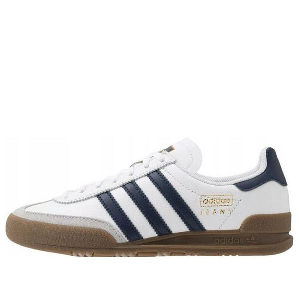 

Кроссовки jeans 'white black gum' Adidas, белый