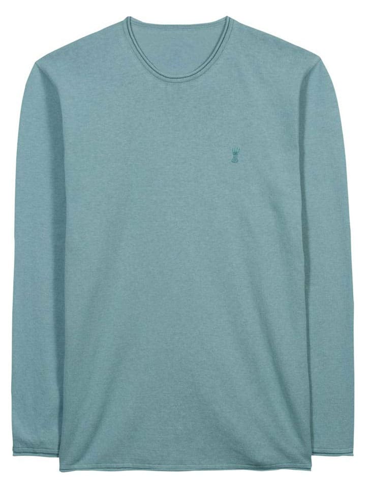 

Herrlicher Лонгслив с длинными рукавами бирюзового цвета