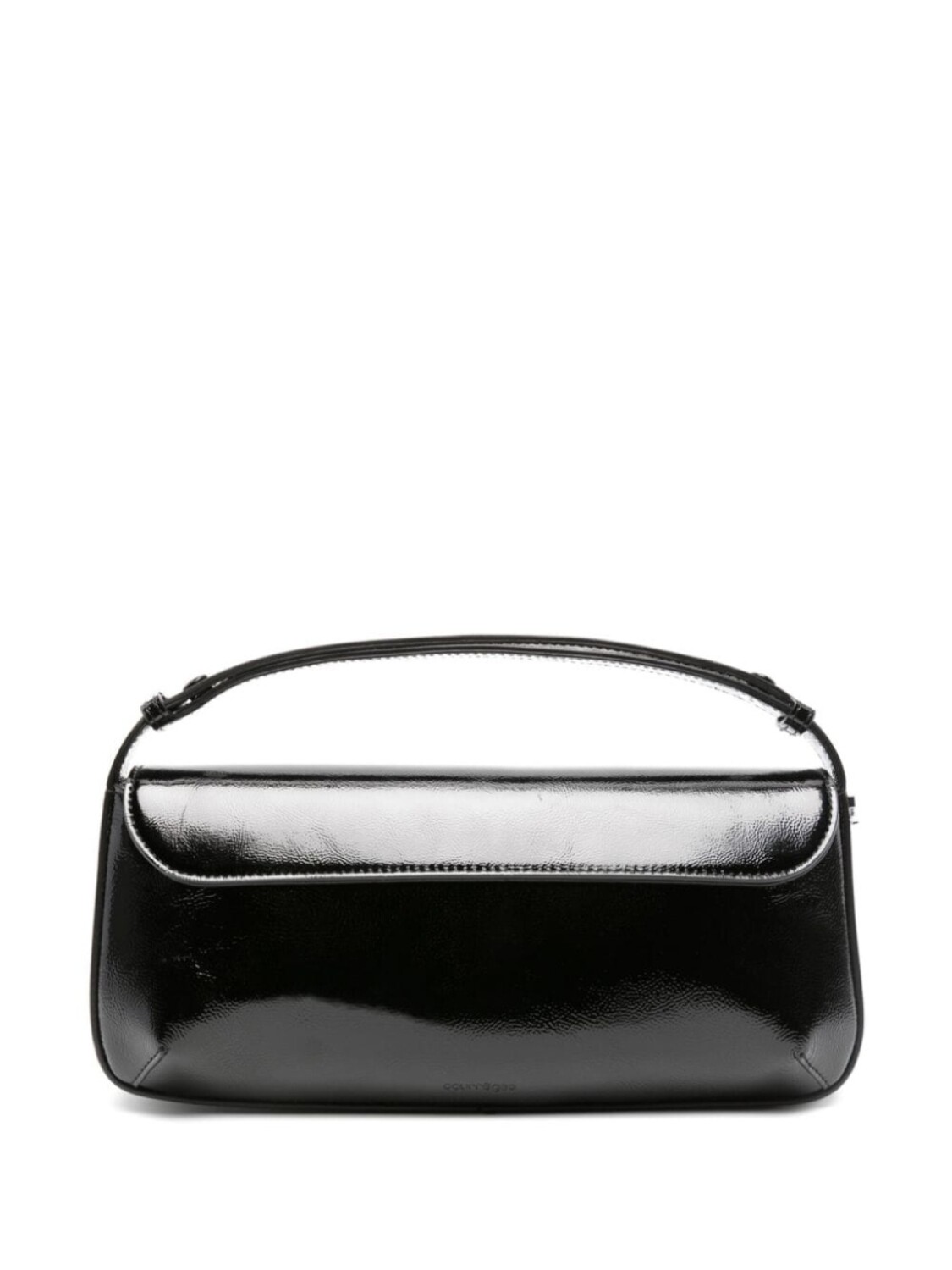 

Courrèges лакированная сумка-тоут Sleek, черный
