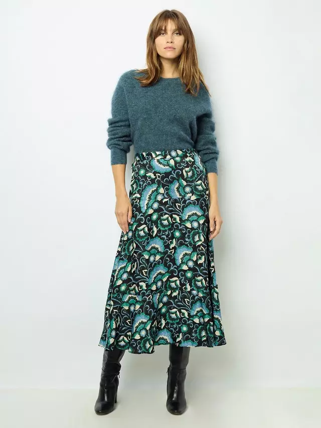 

Юбка Gerard Darel Catherina Floral, цвет green/multi