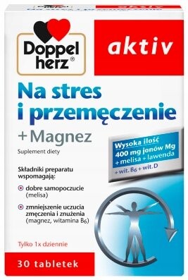 

Doppelherz актив, От стресса и усталости + магний, 30 таб.