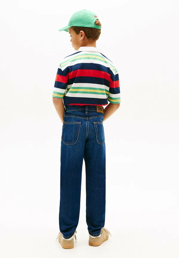 Джинсы прямого кроя с рваными краями Tommy Hilfiger, Darkused — фото 3