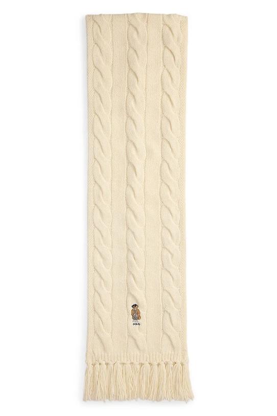 

Шерстяной шарф Polo Ralph Lauren, бежевый