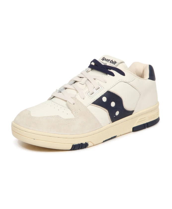 Низкие бежево-голубые кроссовки Sonic Saucony, бежевый — фото 2