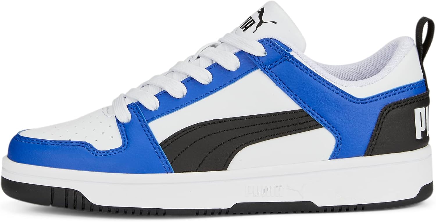 Кроссовки Puma Unisex-Child Rebound Layup, белый/черный — фото 2