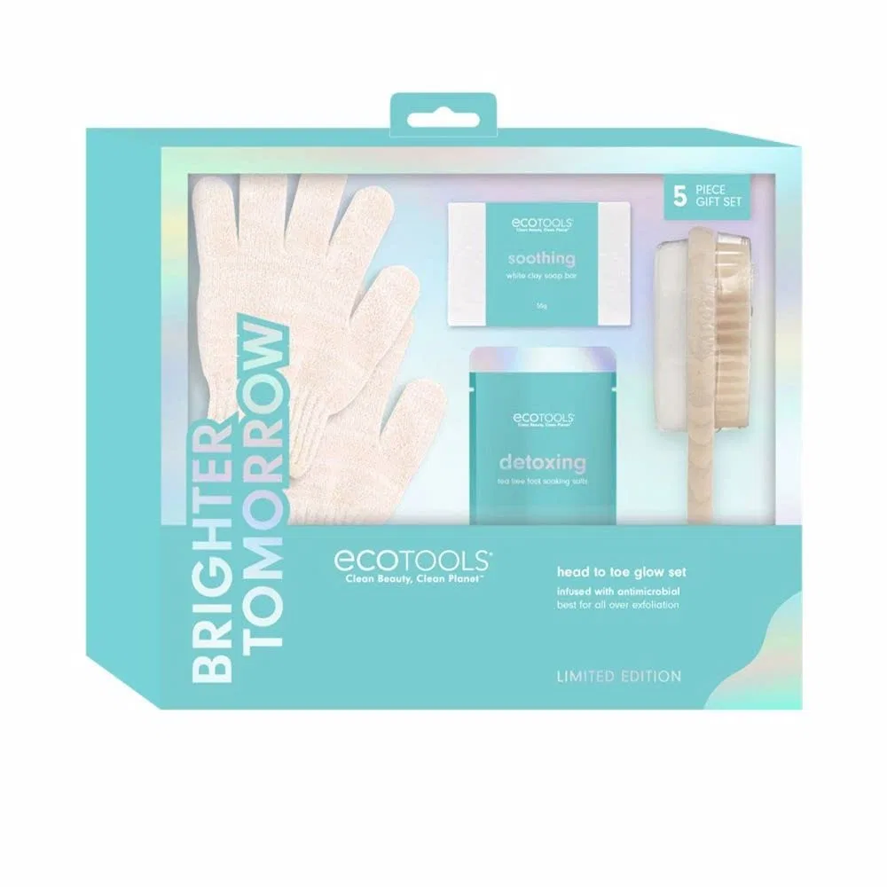 Набор для ухода за телом и ногами Glow Head To Toe, 5 предметов Ecotools