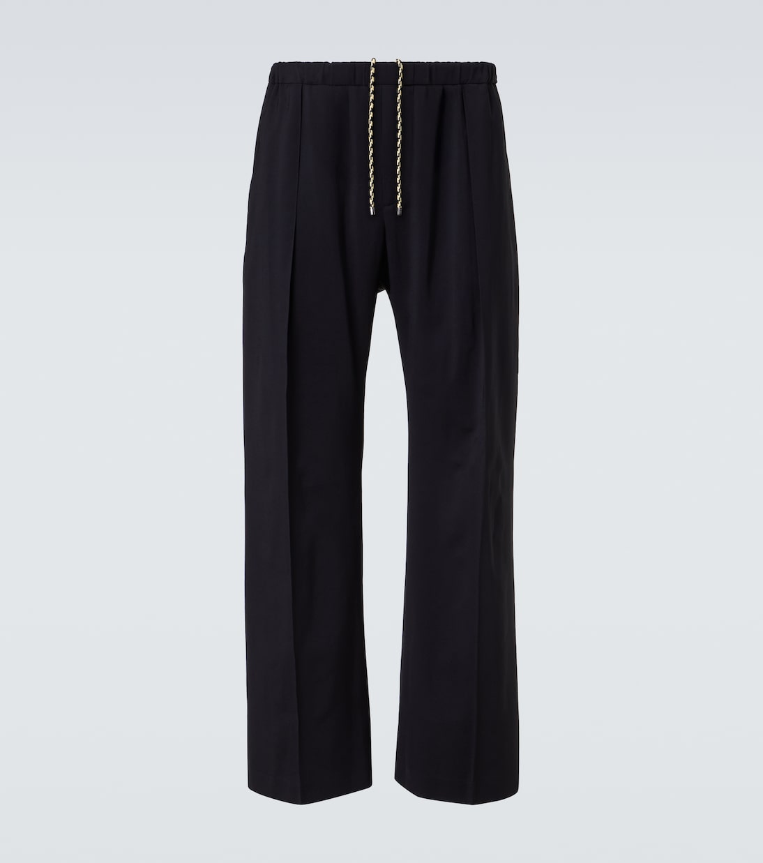 

Широкие брюки с высокой талией Plan C, Navy Black