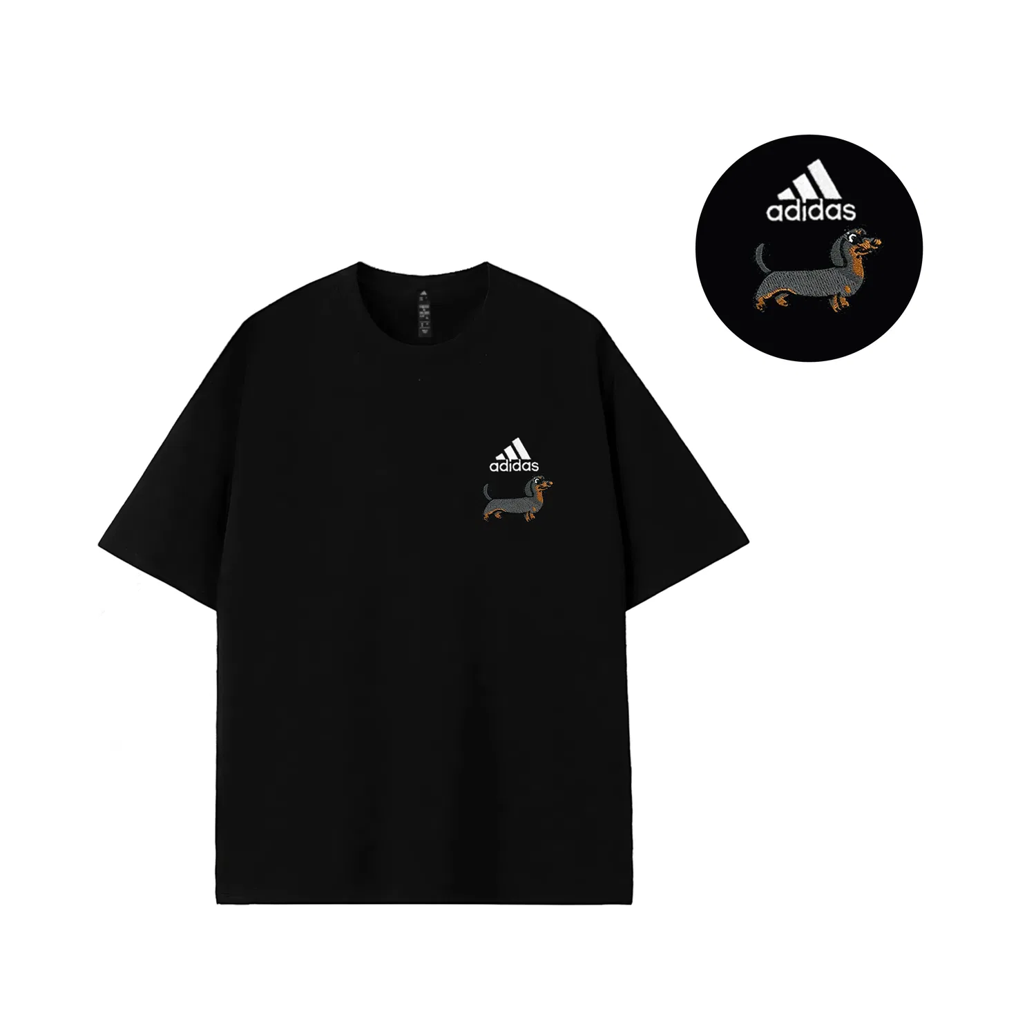 Футболка с принтом таксы Adidas MUST HAVES — фото 4