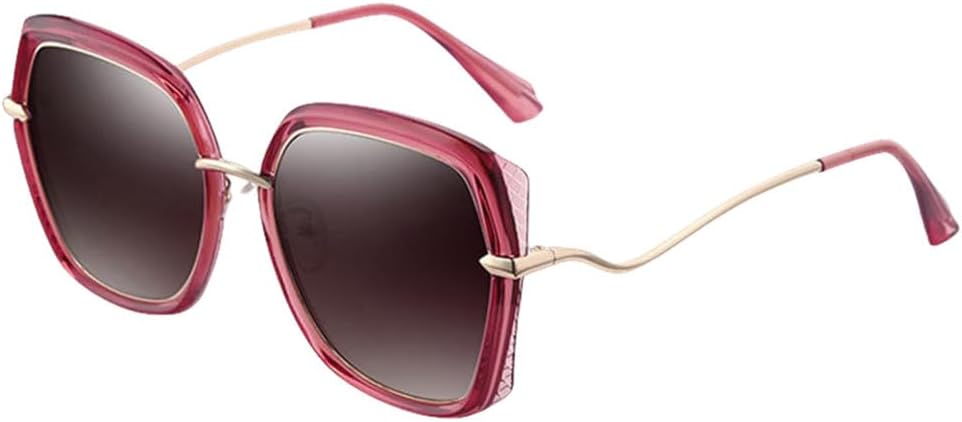 

Большие металлические солнцезащитные очки-бабочки для женщин, градиентные очки, модные солнцезащитные очки для женщин, WPGJ083 КРАСНЫЕ, один размер LVTFCO, Wpgj083 Red