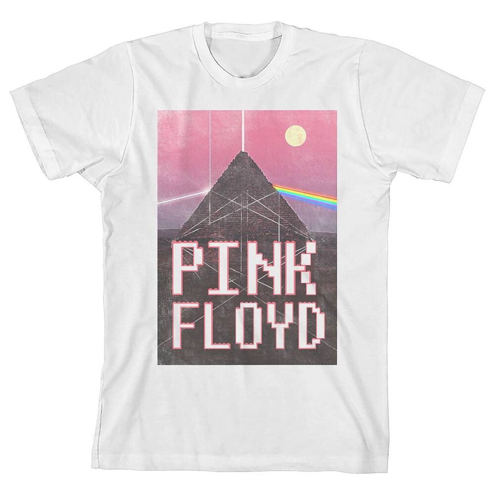 

Футболка с короткими рукавами и рисунком Pink Floyd Dark Side of the Moon для девочек 7–16 лет Licensed Character, белый