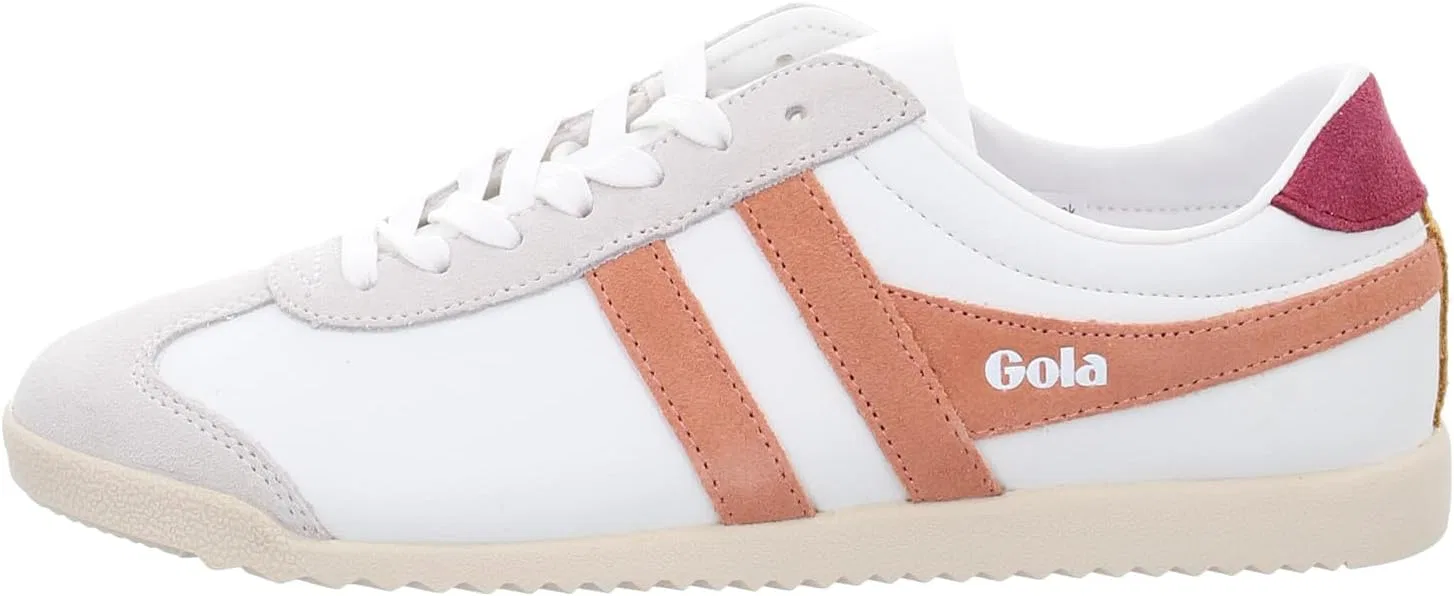 Женские кроссовки Gola Bullet Pure, White Terracotta Cerise — фото 2