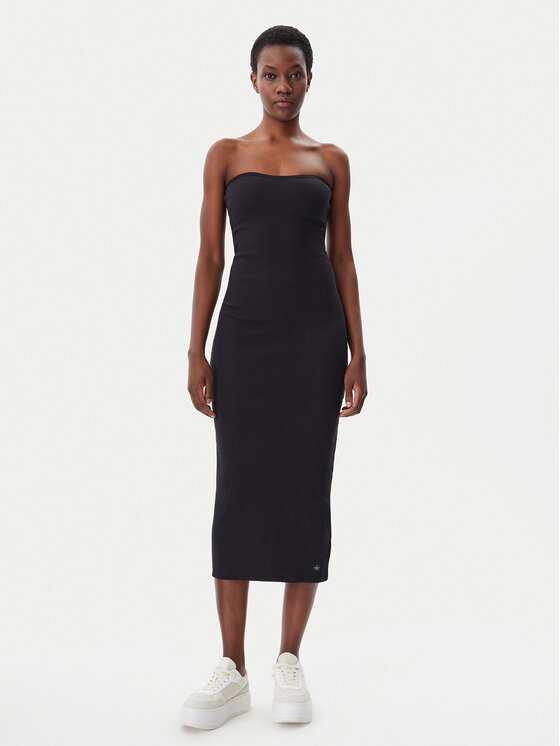 

Летнее платье облегающего кроя J20J225263 Calvin Klein Jeans, черный
