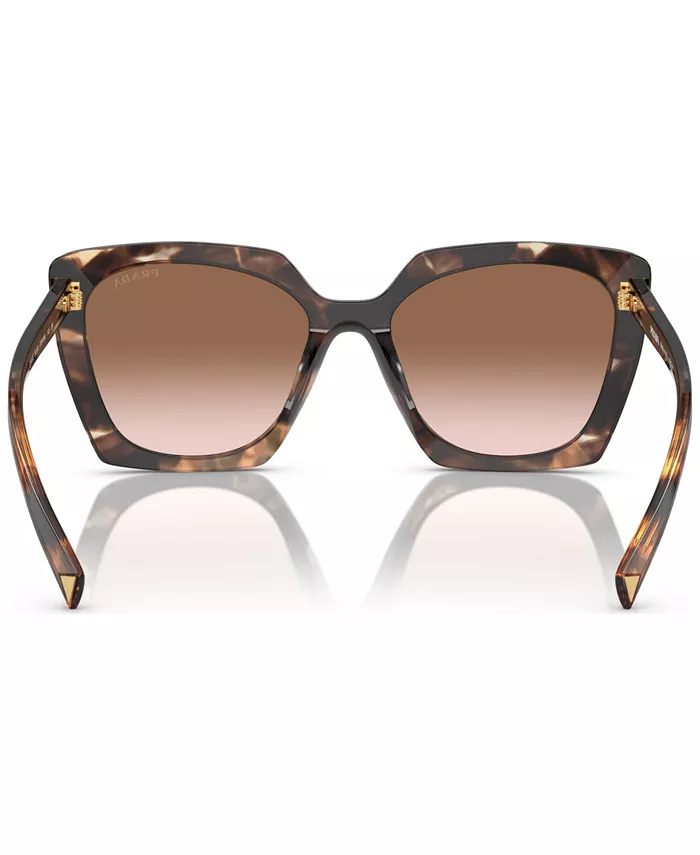 Солнцезащитные очки женские Signature Square, PR 23ZS PRADA, коричневый — фото 3