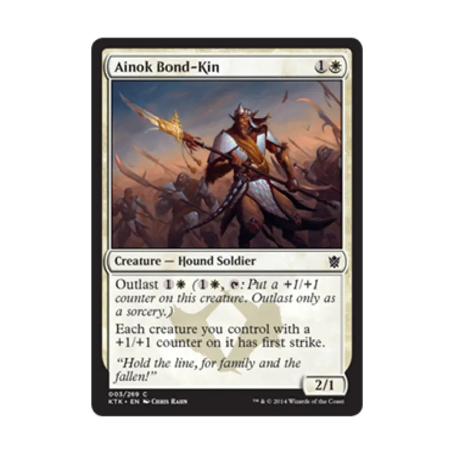 

CCG Айнок Бонд-Кин (C) (Фольга), MTG - Khans of Tarkir