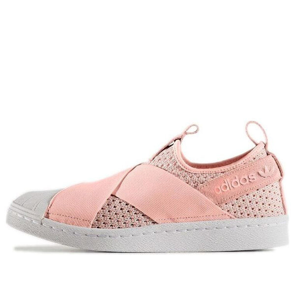 

Кроссовки суперзвезда слип-он Adidas, розовый