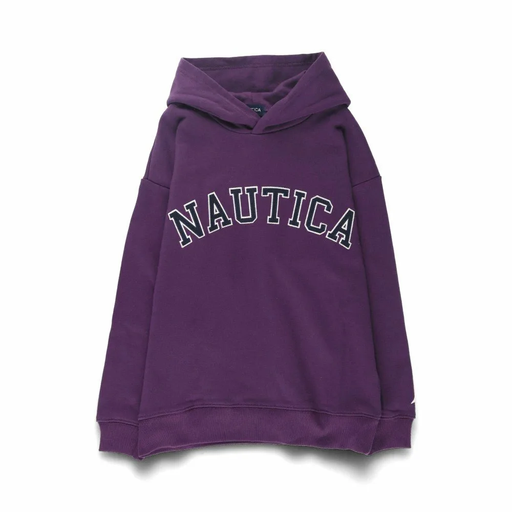 Флисовая толстовка с аппликацией и логотипом Nautica, purple — фото 3
